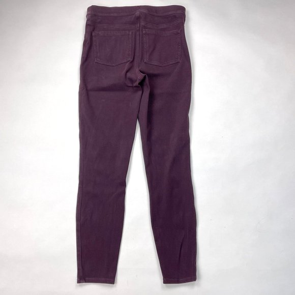 Spanx Jean-ish Ankle Leggings Women M EUC Tummy panel Stretch Cotton Pant 20018R - Picture 2 of 12